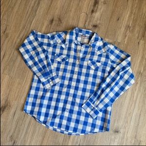 NWOT Wrangler Plaid Button Down